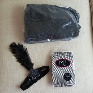 Flapper costume accessories feather boa